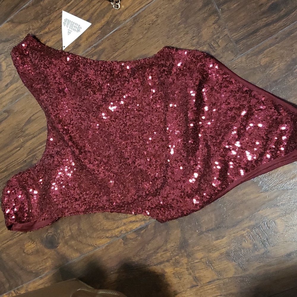Burgundy Bodysuit